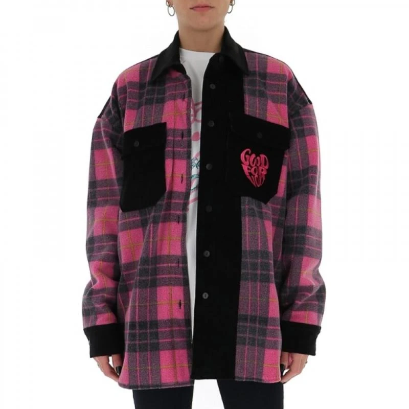 商品IRENEISGOOD|IRENEISGOOD 女格纹女士衬衫 IGCJ001-FUXIA,价格¥1431,第1张图片详细描述