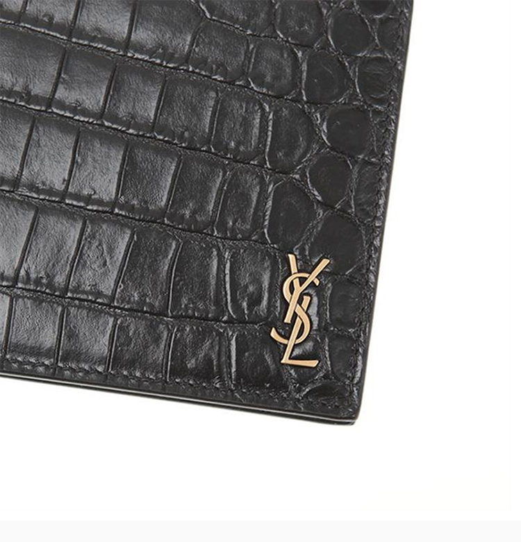 商品Yves Saint Laurent|YSL 圣罗兰 男士黑色牛皮钱包 607727-DZEDW-1000,价格¥2903,第11张图片详细描述