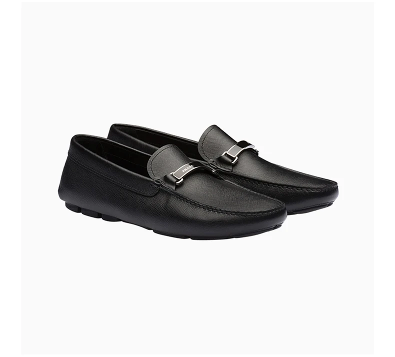 商品Prada|PRADA 男士黑色徽标驾车鞋 2DD159-053-F0002,价格¥3751,第5张图片详细描述