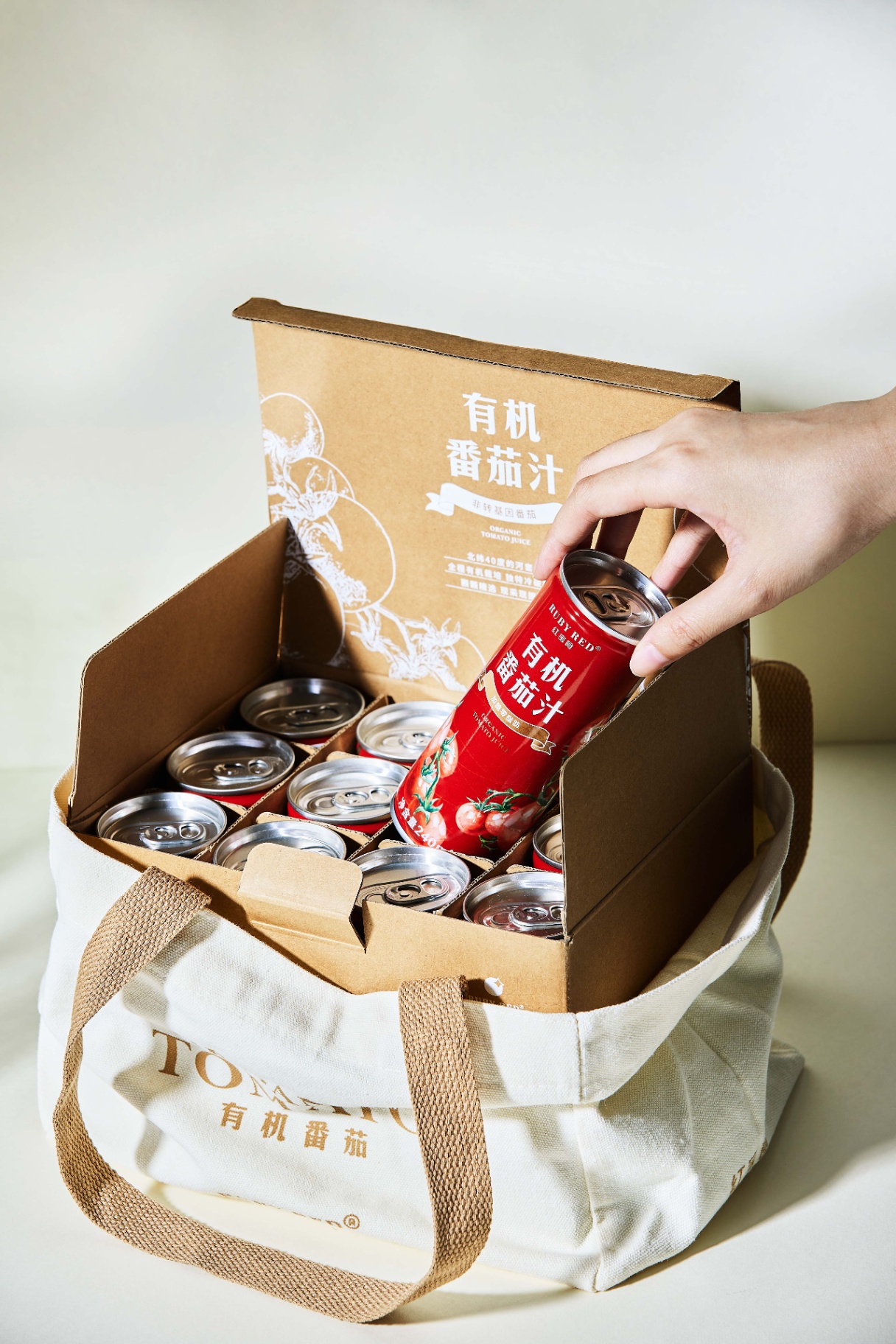 商品[国内直发] RUBY RED|RUBY RED红宝食有机番茄汁240ml*12罐加糖零添加,价格¥149,第4张图片详细描述