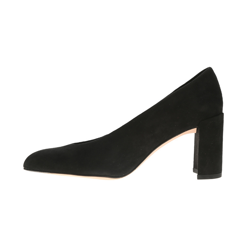 商品[国内直发] Stuart Weitzman|STUART WEITZMAN 黑色女士高跟鞋 CHOKEUP-BLACK-SUEDE,价格¥1724,第1张图片详细描述