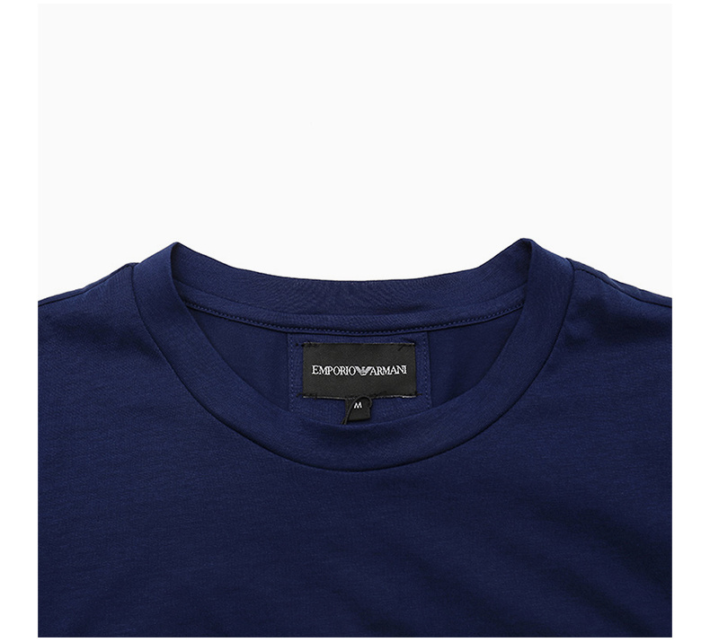 商品[国内直发] Emporio Armani|EMPORIO ARMANI 男蓝色短袖T恤 8N1TN5-1JPZZ-0977,价格¥305,第7张图片详细描述