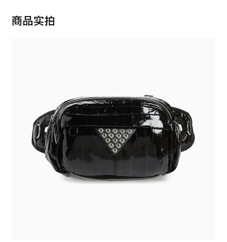 商品Alexander Wang|ALEXANDER WANG 黑色女士腰包 2038P0602E-001,价格¥4467,第5张图片详细描述