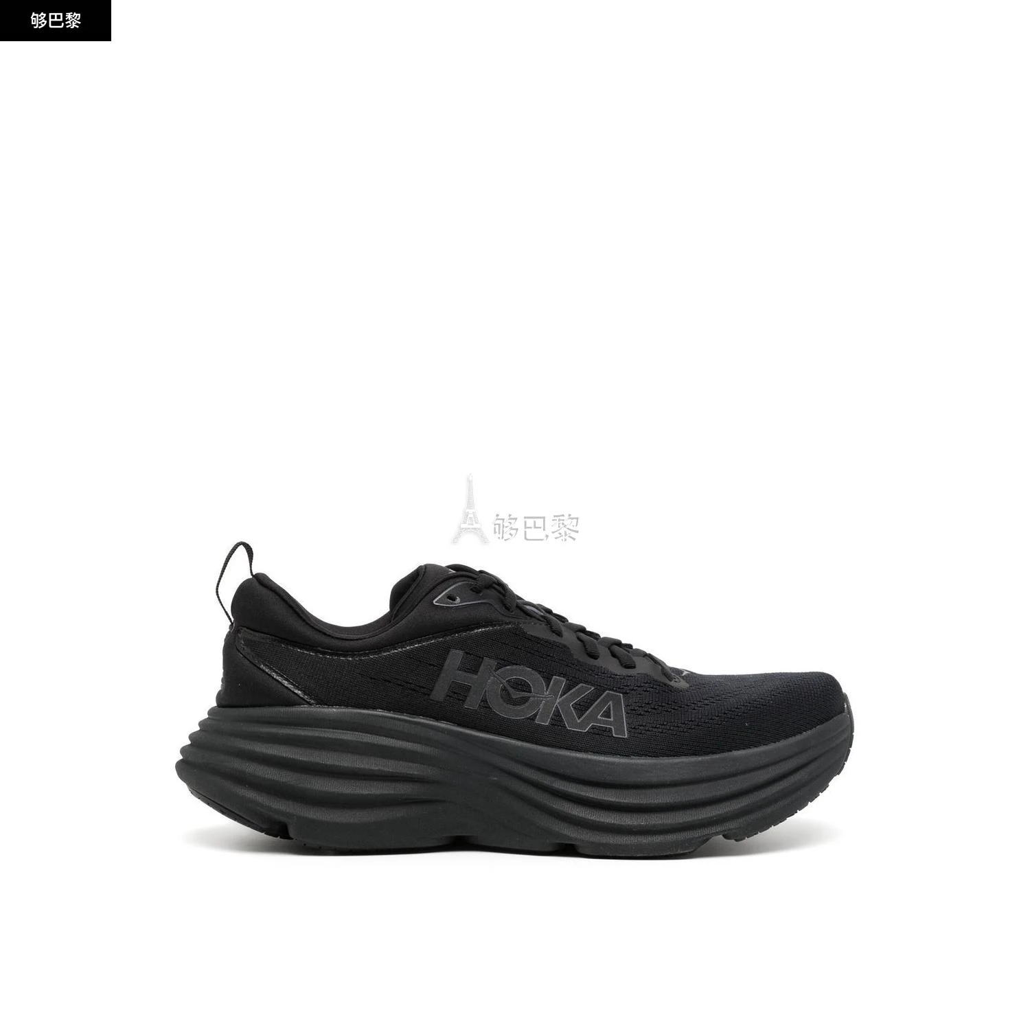 商品Hoka One One|【特惠7.9折】包邮包税【预售7天发货】 HOKA ONE ONE 2023秋冬 男士 休闲运动鞋 运动鞋 2585554 1123202BBLCMBONDI8BLACK ,价格¥1806,第3张图片详细描述