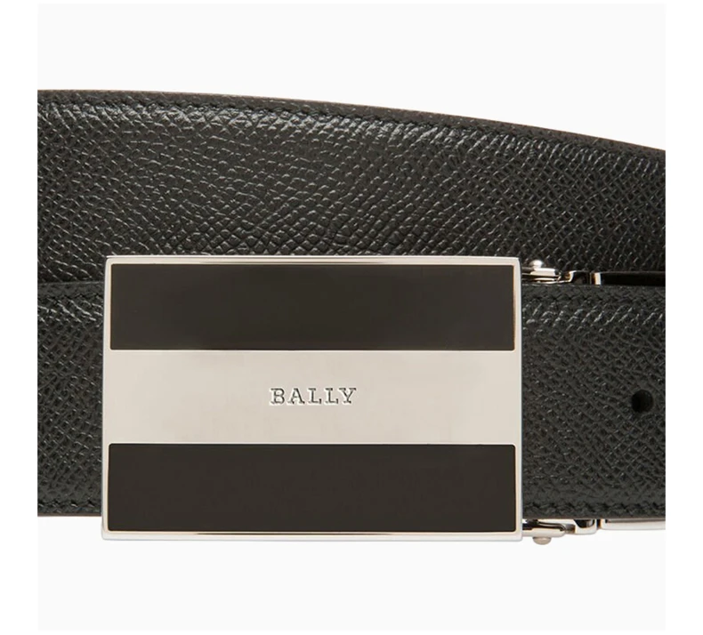 商品[国内直发] Bally|Bally 巴利 男士小牛皮双面可调节腰带 6220601,价格¥1684,第5张图片详细描述