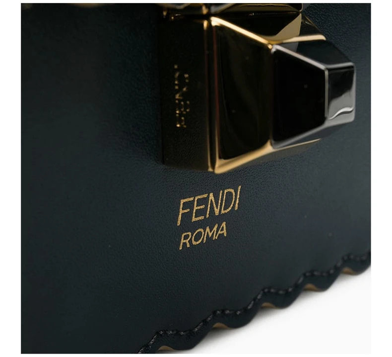 商品[国内直发] Fendi|Fendi 芬迪 女士深蓝色皮革单肩包斜挎包 8M0381-A18Q-F15KS,价格¥10238,第4张图片详细描述