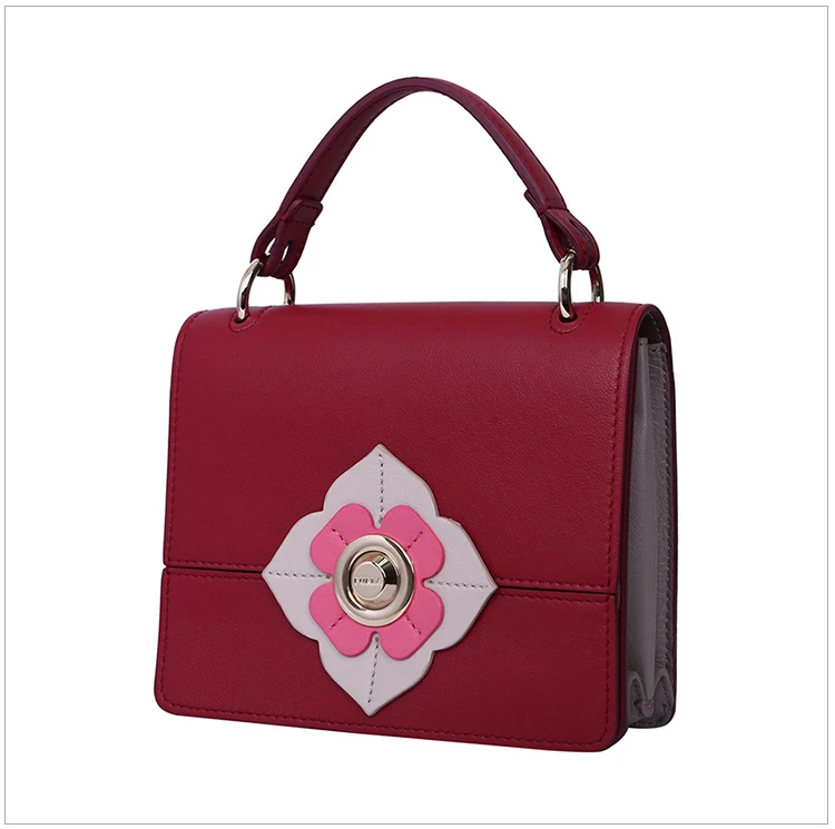 商品[国内直发] Furla|Furla 芙拉 女士时尚手提红色牛皮单肩包 920749,价格¥869,第5张图片详细描述