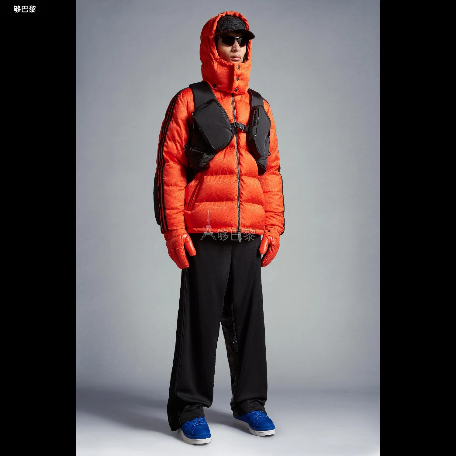 商品Moncler|【预售】 MONCLER盟可睐 24秋冬 男士 休闲裤 Acetate Trackpants I209S8H00002M2291F99,价格¥5457,第4张图片详细描述