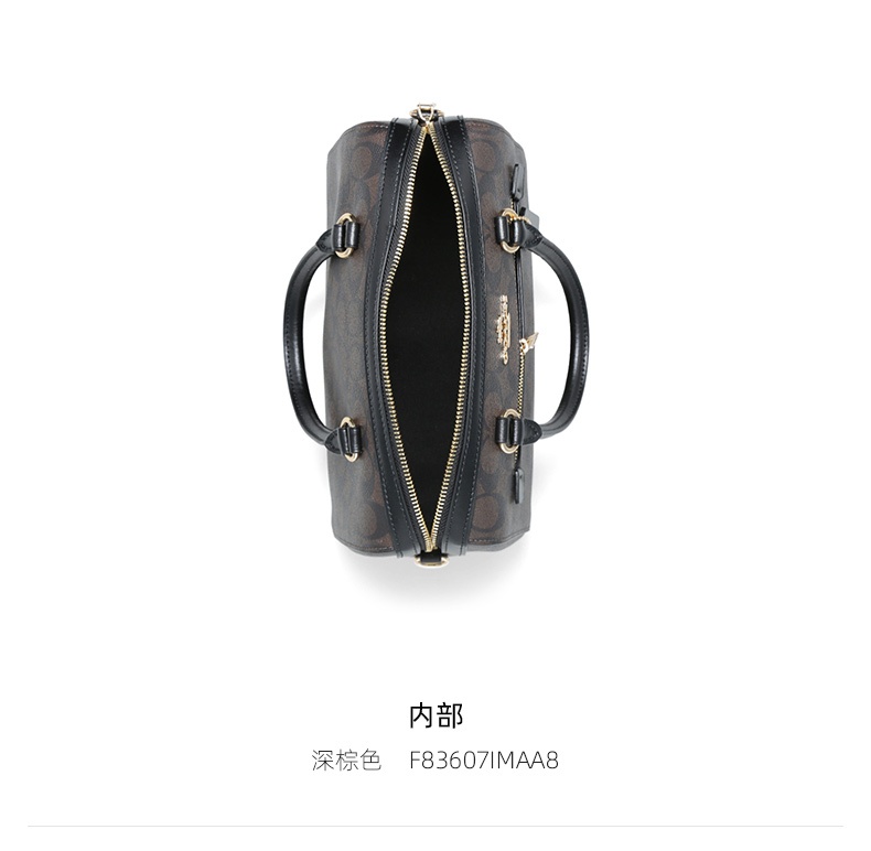 商品[国内直发] Coach|Coach 蔻驰 女士手提斜挎包 F83607IMAA8,价格¥1610,第5张图片详细描述