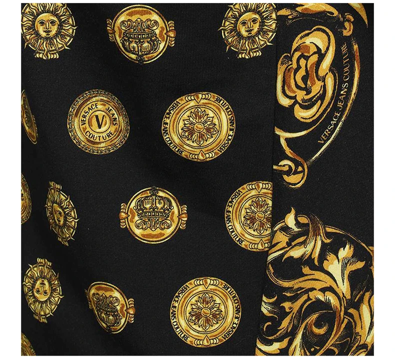 商品Versace|VERSACE JEANS COUTURE 黑色男士卫衣/帽衫 72GAI3H1-FS030-G89,价格¥2066,第6张图片详细描述