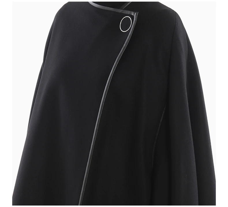 商品PINKO|PINKO 女黑色女士斗篷 1B144R-6192Z99,价格¥1755,第8张图片详细描述