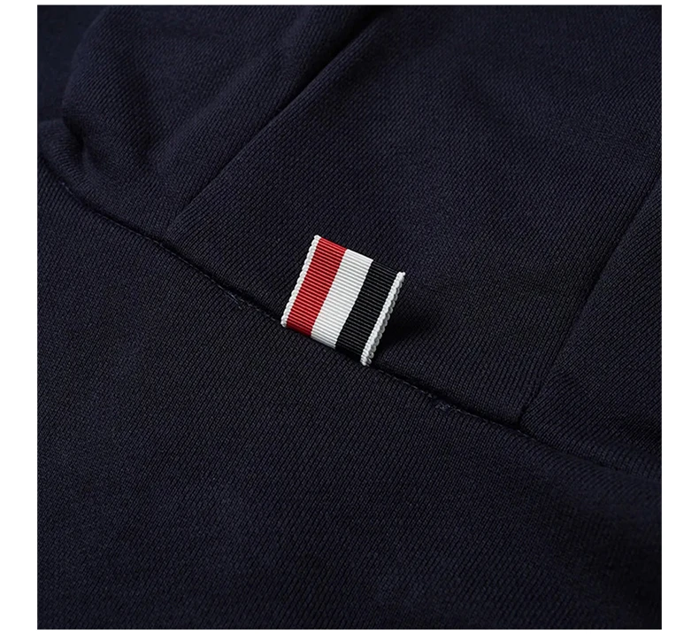 商品[国内直发] Thom Browne|THOM BROWNE 海军蓝色男士卫衣/帽衫 MJT249A-06910-415,价格¥4940,第8张图片详细描述