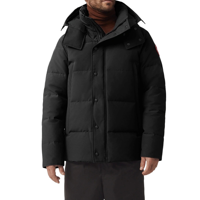 商品Canada Goose|【现货】加拿大鹅 Wyndham Heritage系列 男士黑色派克大衣,价格¥7108,第4张图片详细描述
