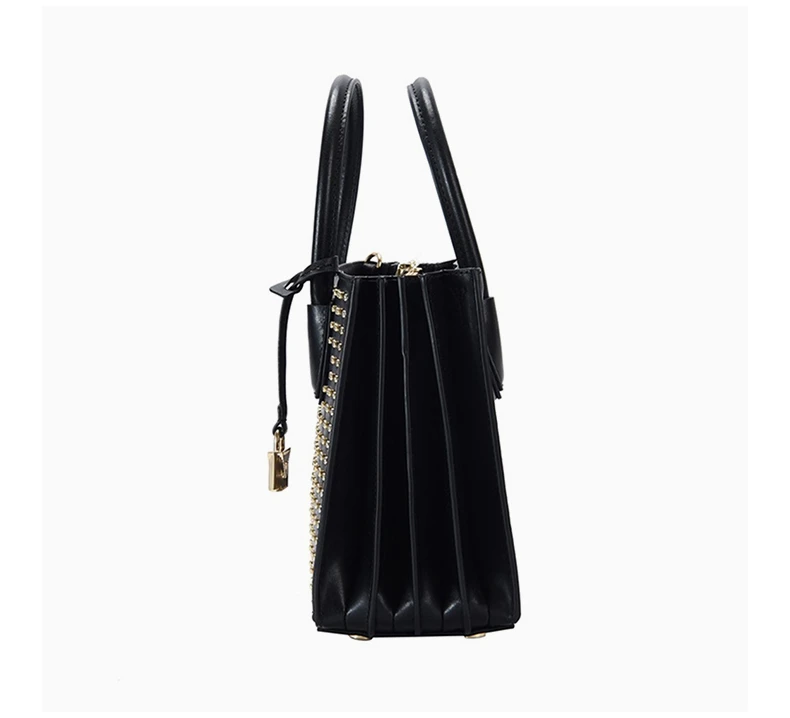 商品Michael Kors|Michael Kors 迈克高仕 女士黑色手提包 30H9GM9M8O-BLACK,价格¥1583,第6张图片详细描述