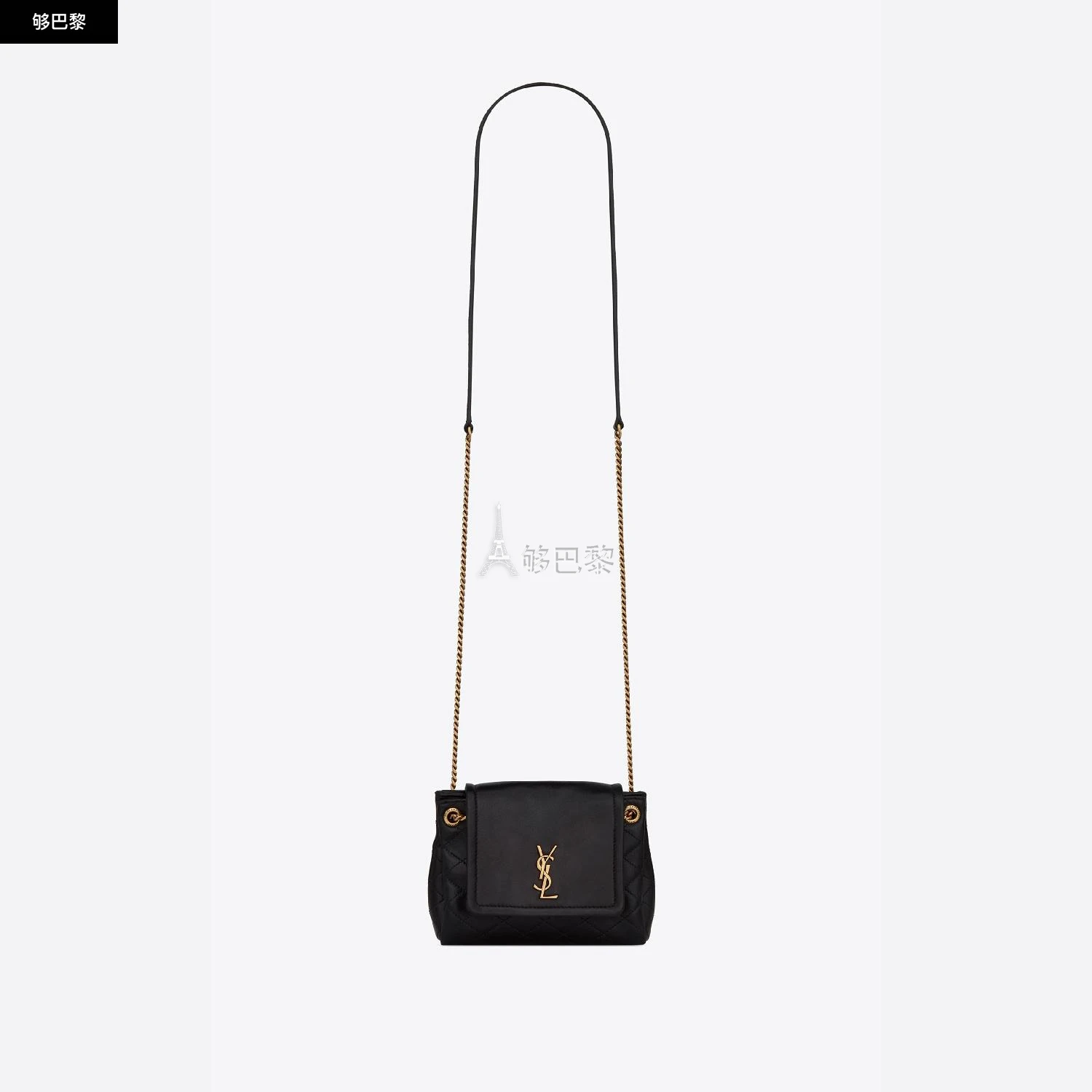 商品Yves Saint Laurent|【预售】 YSL圣罗兰 24秋冬 女士 单肩包 MONOGRAM NOLITA羊皮革迷你手袋 6727381EL071000,价格¥9304,第2张图片详细描述