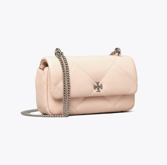 商品Tory Burch|汤丽柏琦女款Kira 菱格形绗缝迷你翻盖肩背斜挎包 （香港仓发货）,价格¥2121,第17张图片详细描述