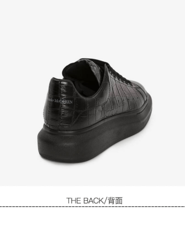 商品Alexander McQueen|平底休闲系带男士运动鞋黑白两色553680-WIAY0（（澳门仓发货）,价格¥4437,第3张图片详细描述