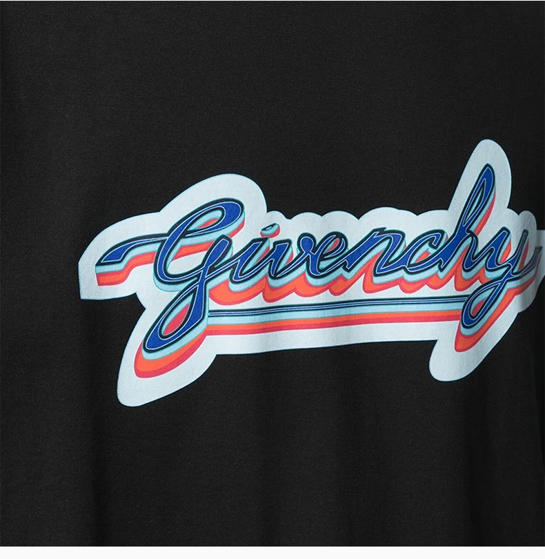 商品Givenchy|GIVENCHY 纪梵希 男士黑色T恤 BM71123002-001,价格¥2216,第8张图片详细描述