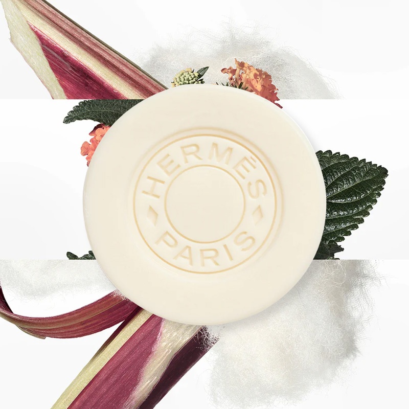 商品Hermes|爱马仕绯红火参(血色大黄)香皂 100g 清洁肌肤留香,价格¥209,第2张图片详细描述