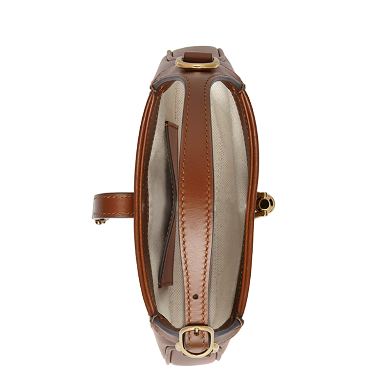 商品Gucci|【包税】GUCCI/古驰 Jackie 1961系列 女士迷你棕色/乌木饰水晶装饰老花帆布配皮金扣金链单肩斜跨手提包67579921HRG2687,价格¥25644,第3张图片详细描述