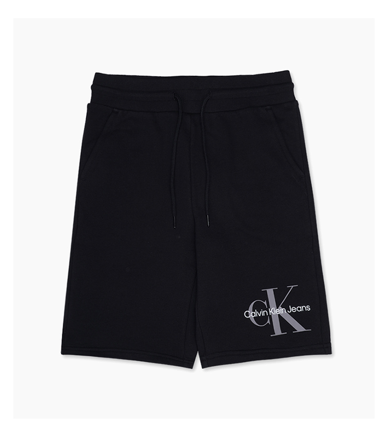 商品[国内直发] Calvin Klein|CALVIN KLEIN 男士黑色短裤 40GC203-010,价格¥245,第1张图片详细描述