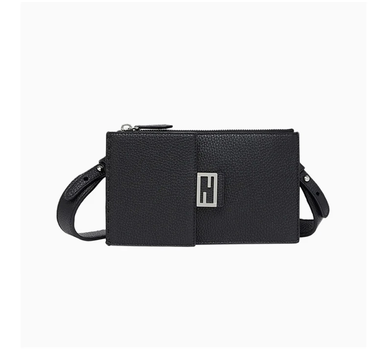 商品[国内直发] Fendi|Fendi 男士黑色手机包 7AS034-ADYW-F0GXN,价格¥6461,第5张图片详细描述