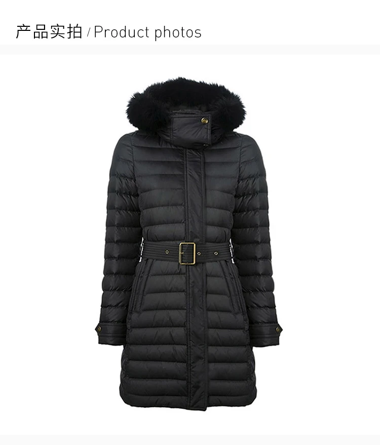 商品[国内直发] Burberry|BURBERRY 黑色女士羽绒服 3933375,价格¥7690,第4张图片详细描述