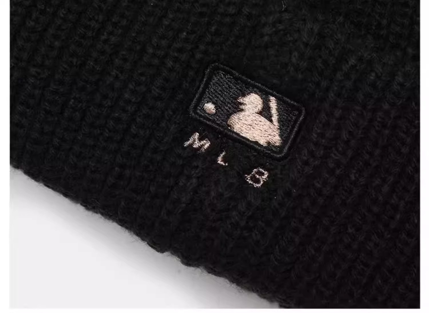 商品MLB|MLB官方虞书欣同款男女毛线帽刺绣保暖果冻冷帽秋冬,价格¥298,第8张图片详细描述