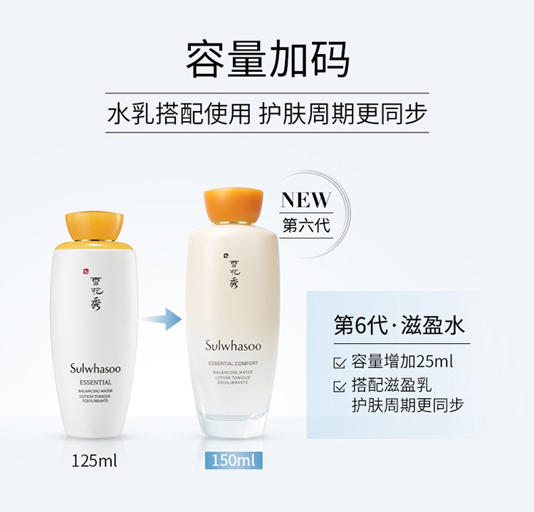 商品[国内直发] Sulwhasoo|雪花秀滋盈肌本水乳套盒护肤品化妆品补水保湿滋润水肤质组合,价格¥583,第4张图片详细描述