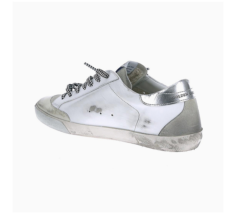 商品Golden Goose|GOLDEN GOOSE DELUXE BRAND 男士白色运动鞋 GMF00175-F001947-10273,价格¥2235,第8张图片详细描述