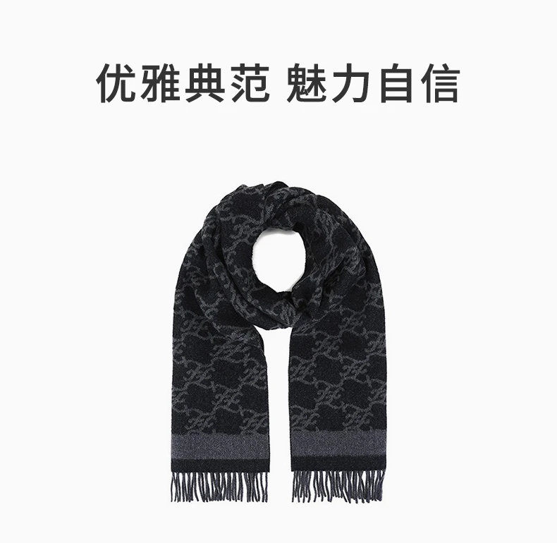 商品Fendi|FENDI 女深灰色女士围巾 FXT324-AHRF-F0QA1,价格¥3444,第3张图片详细描述