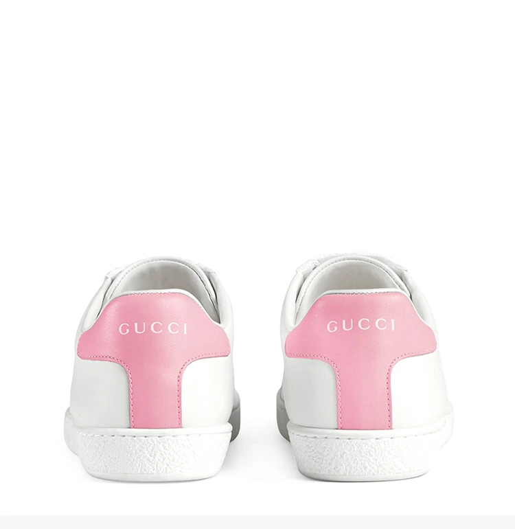 商品Gucci|GUCCI 古驰 女士白色皮质运动鞋 598527-AYO70-9076,价格¥4128,第8张图片详细描述