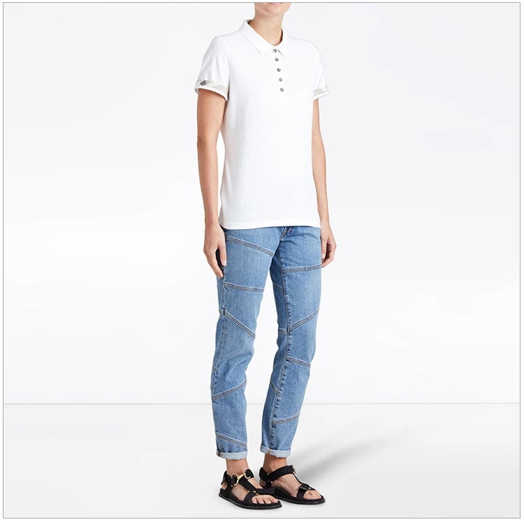 商品[国内直发] Burberry|BURBERRY 白色女士T恤 4001660,价格¥1124,第18张图片详细描述
