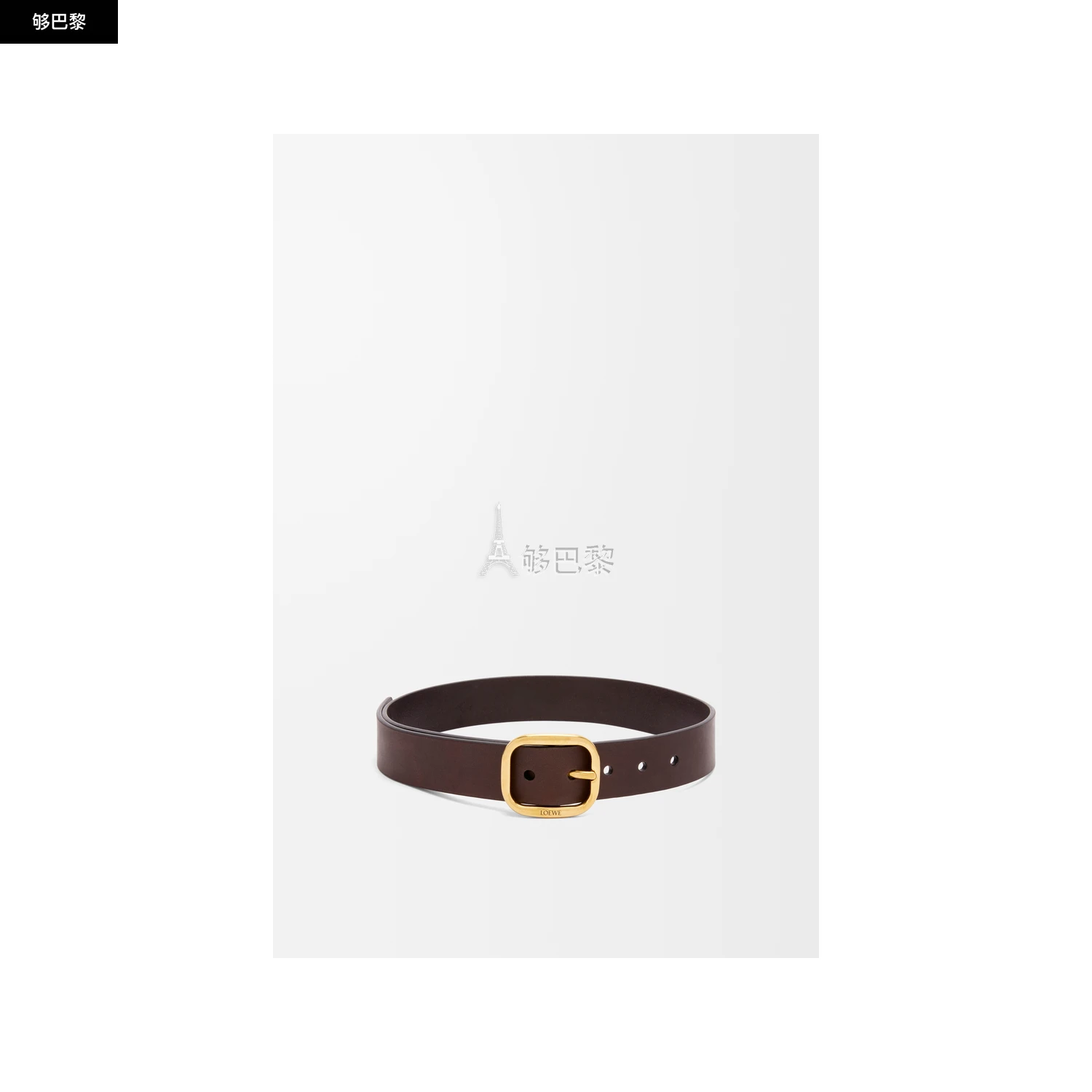 商品Loewe|【预售】 罗意威 25春夏 女士 腰带 Rounded soft belt in classic calfskin E619Z20X65-3110 ,价格¥3697,第2张图片详细描述