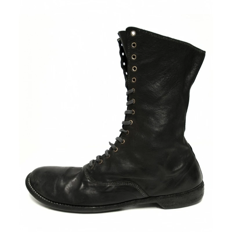 商品guidi|GUIDI 女士黑色皮革踝靴 212-BLKT,价格¥2963,第1张图片详细描述