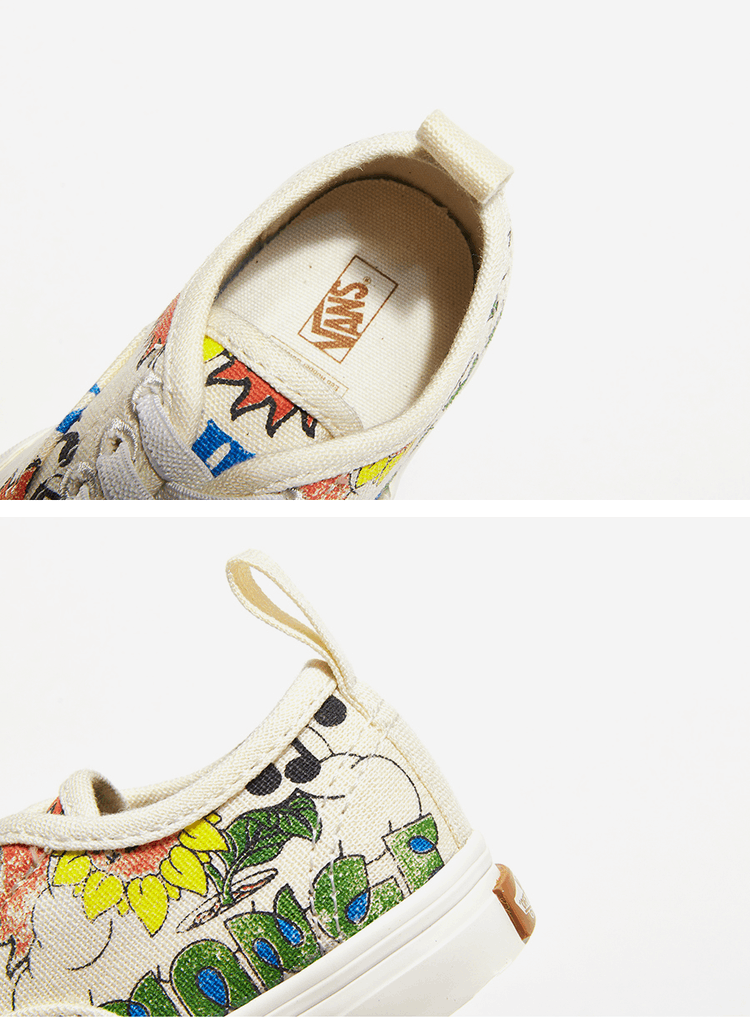 商品Vans|【Brilliant|包邮包税】万斯 AUTHENTIC ELASTIC LACE 儿童  运动鞋 帆布鞋  VN0A34A1ARG (ECO THEORY) ECO POSITIVITY/NATURAL,价格¥280,第2张图片详细描述