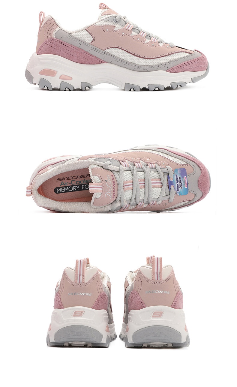 商品[国内直发] SKECHERS|熊猫鞋 D'LITES 1.0时尚绑带女士运动休闲鞋,价格¥356,第11张图片详细描述