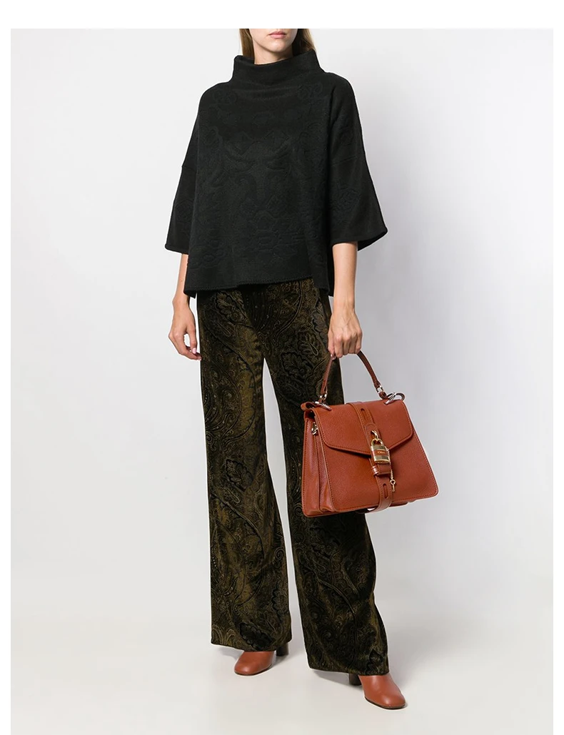 商品[国内直发] Chloé|Chloe' 蔻依 棕色皮革挎包 C19AS188-B57-27S,价格¥7744,第9张图片详细描述