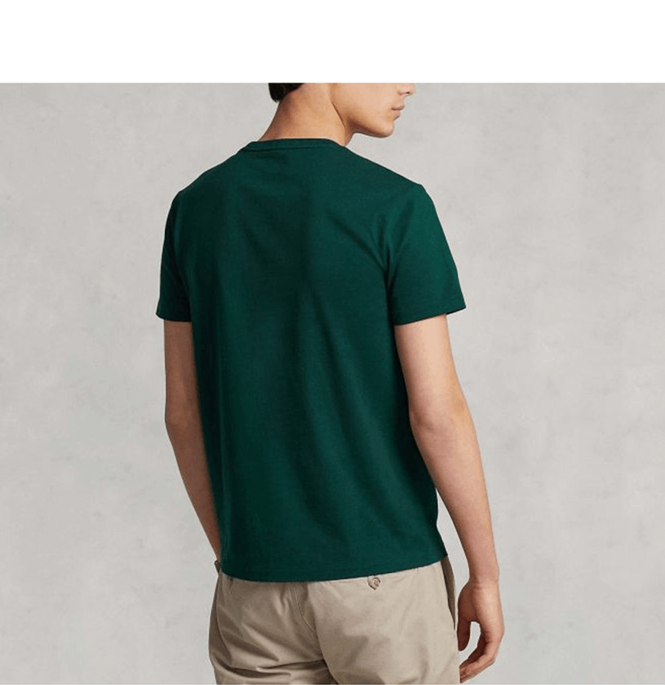 商品Ralph Lauren|【Brilliant|包邮包税】Polo 小马刺绣圆领短袖T恤 2305167706,价格¥306,第17张图片详细描述