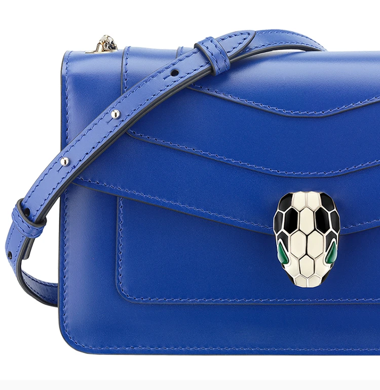 商品[国内直发] BVLGARI|BVLGARI 宝格丽 蓝色 女士挎包 287019,价格¥16606,第7张图片详细描述