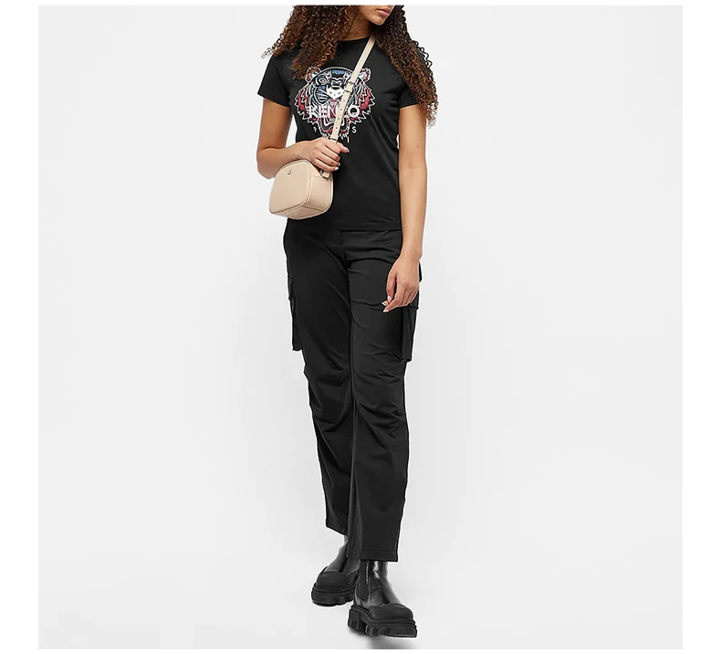 商品Kenzo|KENZO 黑色女士T恤 FC52TS8464YM-99,价格¥649,第9张图片详细描述