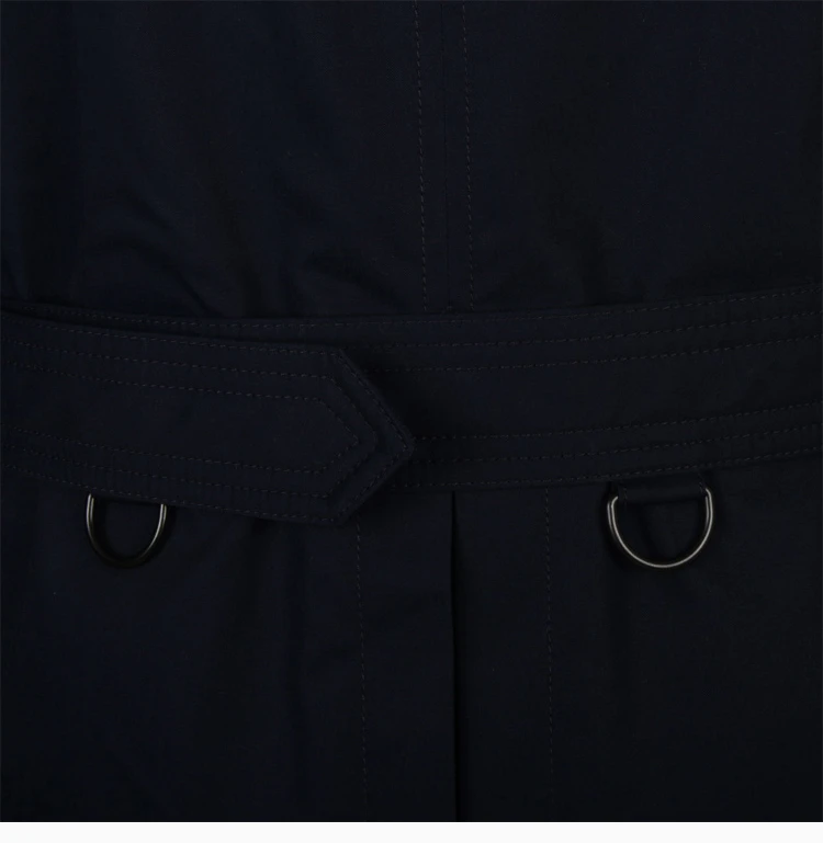 商品[国内直发] Burberry|BURBERRY 蓝色男士风衣 3950394,价格¥7093,第13张图片详细描述