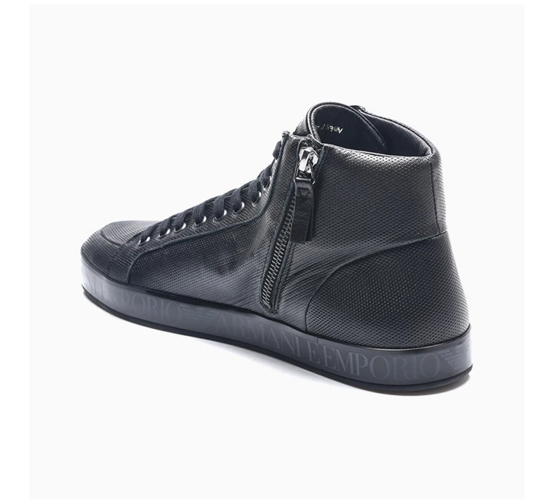 商品[国内直发] Emporio Armani|EMPORIO ARMANI 黑色男士运动鞋 X4Z046-XC725-00002,价格¥2097,第6张图片详细描述