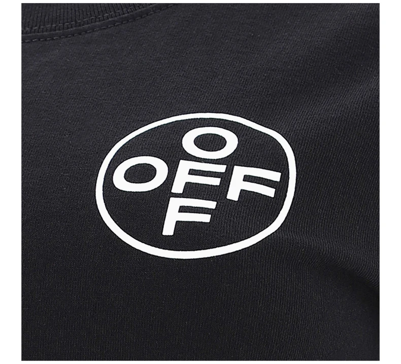 商品Off-White|OFF WHITE 黑色女士T恤 OWAA049R21JER008-1001,价格¥1651,第6张图片详细描述