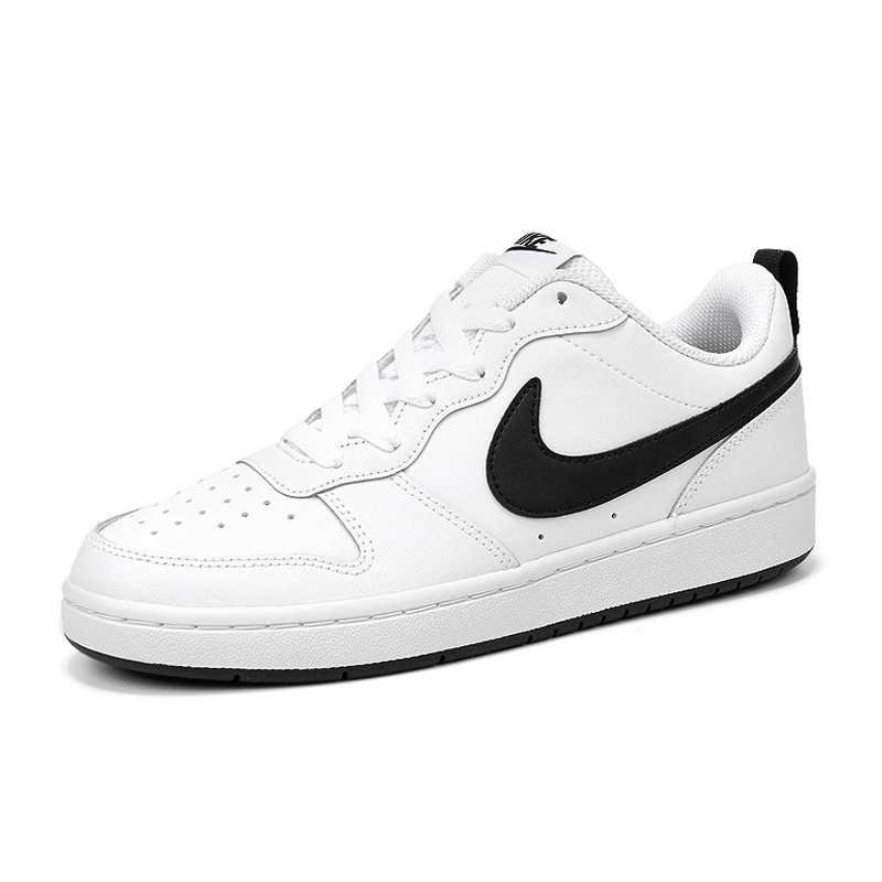 商品NIKE|【SAvenue】NIke Court Borough Low 2 低帮滑板鞋 白黑BQ5448104 WH,价格¥367,第3张图片详细描述