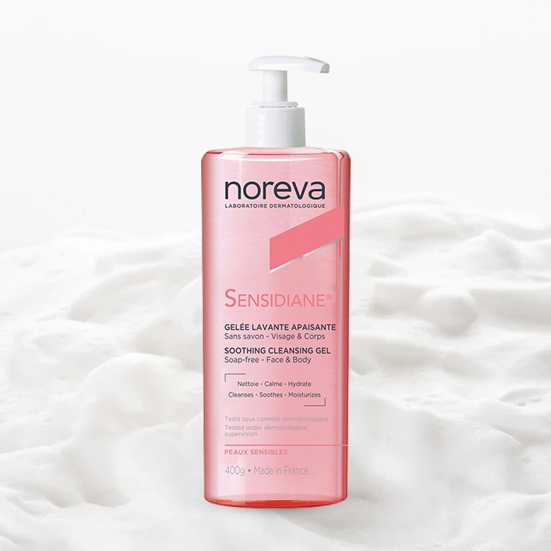商品Noreva|欧诺颜舒缓洁面果冻凝胶 400g 清洁舒缓滋润,价格¥203,第2张图片详细描述