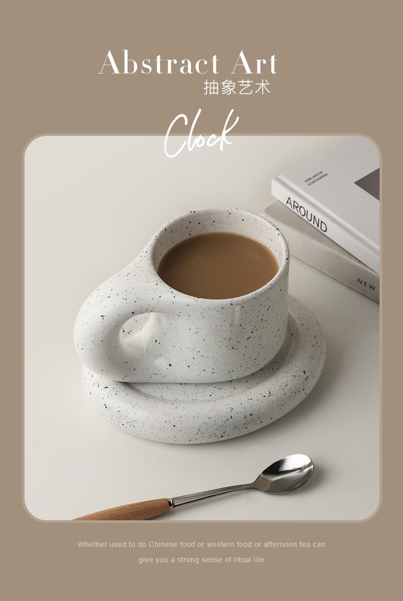 商品[国内直发] YeeCollene|北欧ins风马克杯高颜值创意可爱情侣水杯陶瓷咖啡杯胖胖杯,价格¥149,第2张图片详细描述