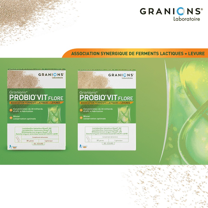 商品Granions|格兰宁肠道益生菌胶囊 30粒 减少肠胃不适平衡肠菌,价格¥229,第3张图片详细描述
