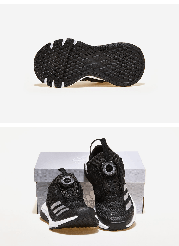 商品Adidas|【Brilliant|包邮包税】阿迪达斯 ACTIVEFLEX BOA K 儿童  运动鞋 SNEAKERS  GZ3358 CBLACK/SILVMT/FTWWHT,价格¥267,第3张图片详细描述