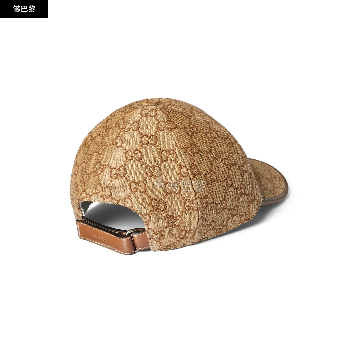商品Gucci|【预售】 古驰 25春夏 女士 棒球帽 GG草编棒球帽 812847 3HA6A 8964 ,价格¥4730,第3张图片详细描述